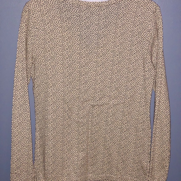 EUC Ann Taylor LOFT Split Neck Ruffle Top S - Picture 2 of 5